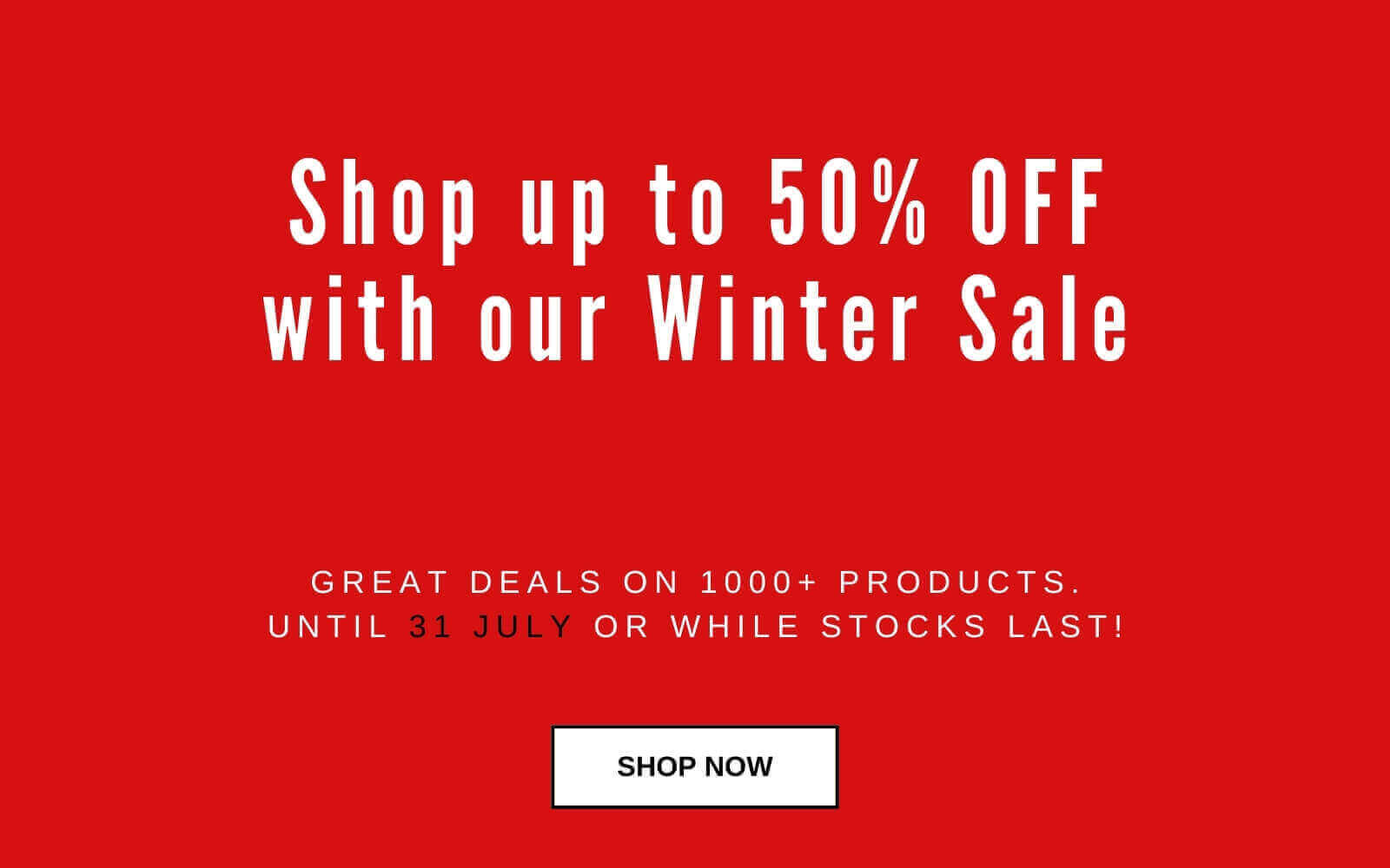 The Essentially Natural Winter Sale