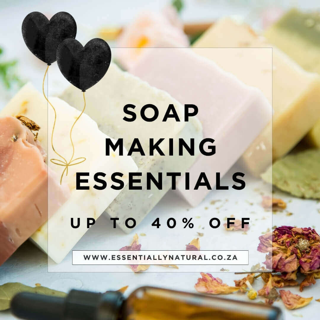 Up to 40% off soap-making essentials!